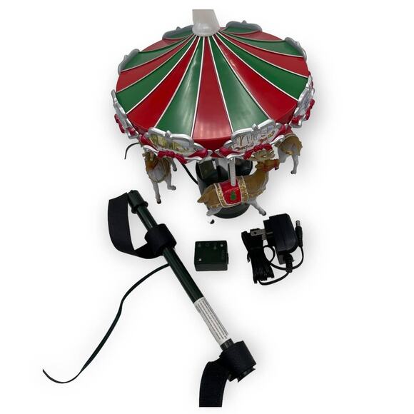 Mr. Christmas Animated Tree Topper-Carousel Christmas Decoration - Picture 7 of 12